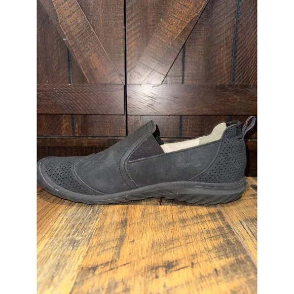 JBU by Jambu Lena Suede Casual Black Slip-On Shoes Size 9 - Picture 5 of 13